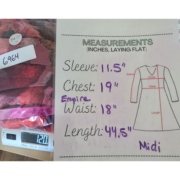 Anthropologie Vibrant Pink and Purple Midi Dress - Picture 8 of 14